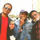 Chef Bryant Terry (center) with father and son, Mario (l) and Melvin (r) Van Pebbles.